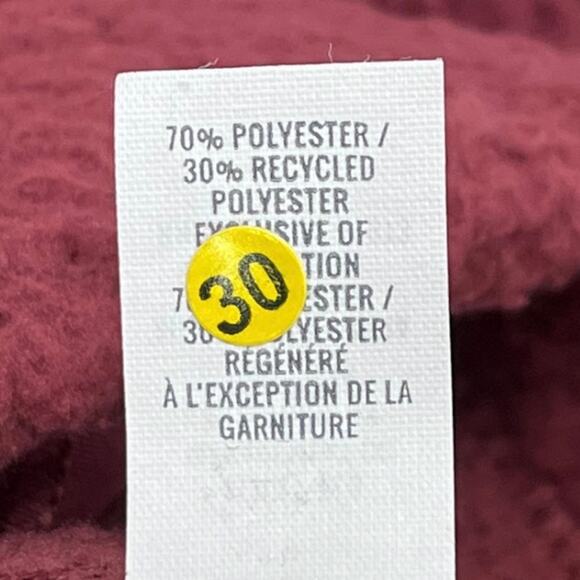 Aerie Dream Sherpa Shearling Sweatshirt Sz M Pink Quarter Zip Pullover Gorpcore - Picture 7 of 8